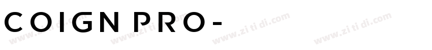 Coign Pro字体转换
